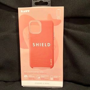 Apple iphone 12 MINI Case from LAUT orange Shield anti-microbial NWT NEW